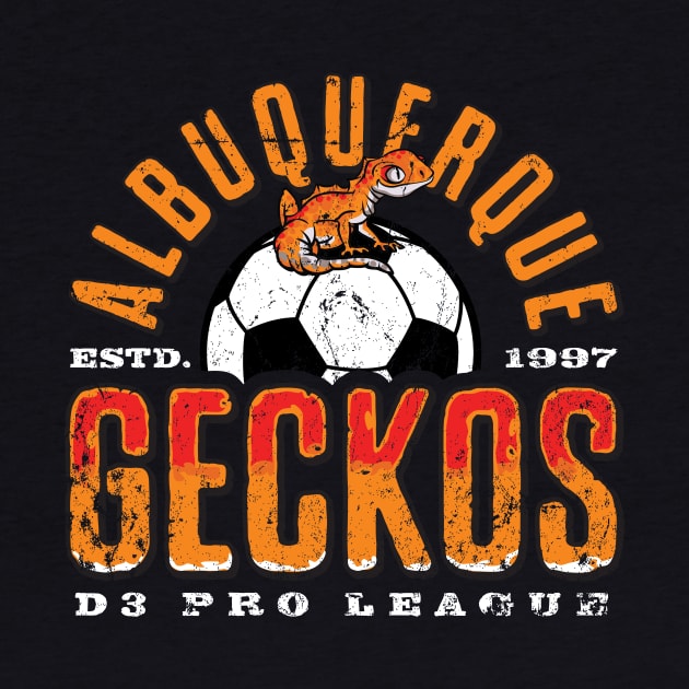 Albuquerque Geckos Soccer by MindsparkCreative